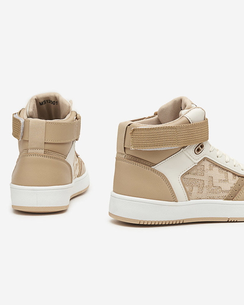 Світло-коричневі жіночі кросівки Retila