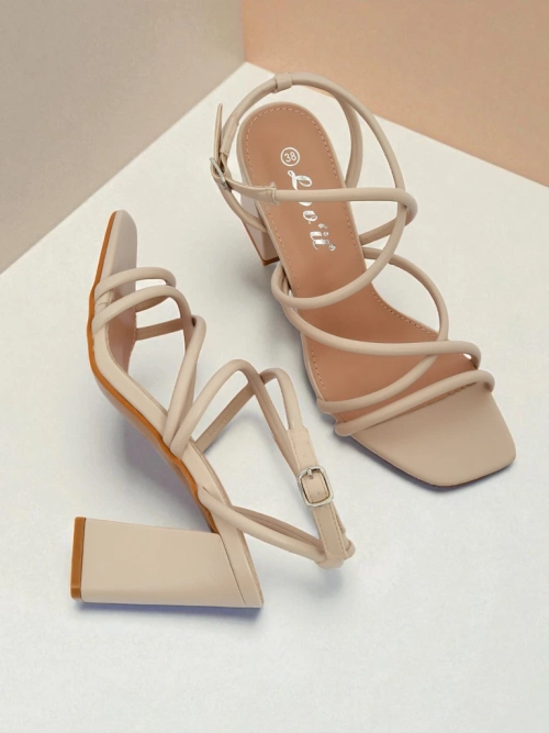 Royalfashion Жіночі босоніжки на стійкому каблуці Elysia