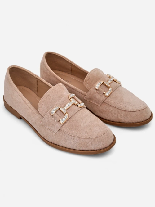 Royalfashion Елегантні жіночі мокасини з декором з стразів Zante