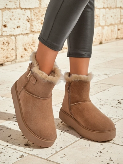 Royalfashion Krátké boty a'la sněhule dámské Winter Crest