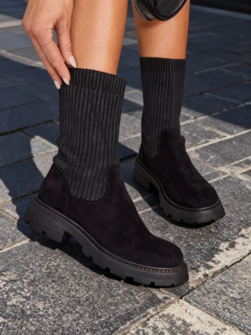 Жіночі чоботи на шнурівці Royalfashion Derette