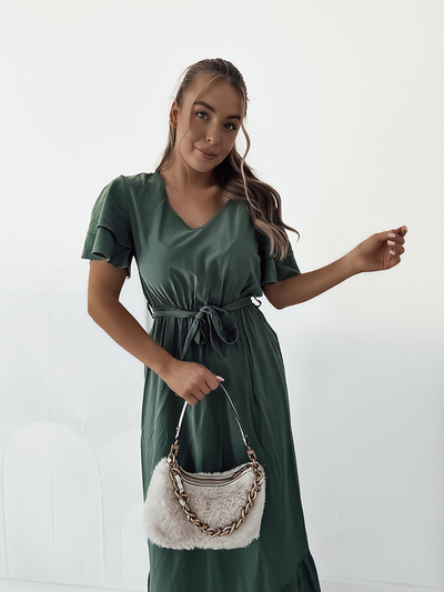 Royalfashion Dámské jednoduché midi šaty