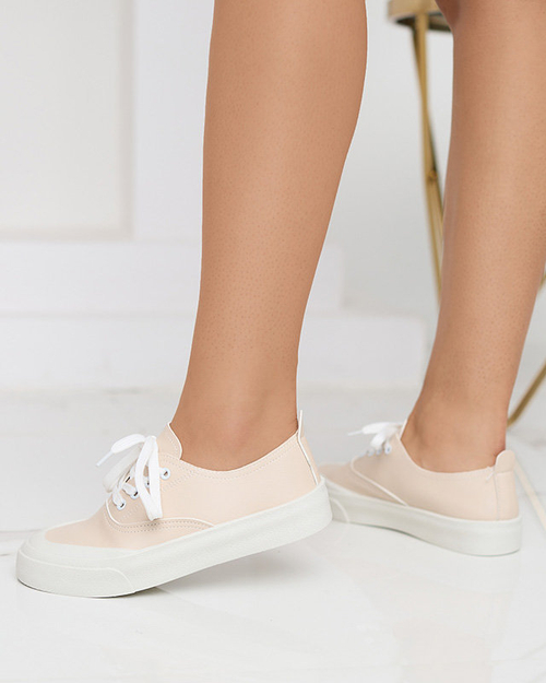 Жіночі бежеві кросівки Lorino - Взуття