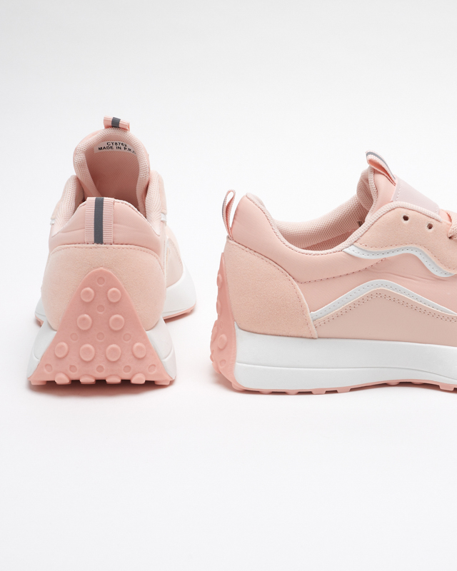 Růžové dámské tenisky Qsially- Footwear