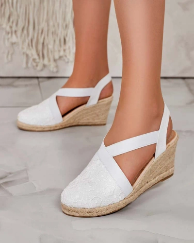 Royalfashion Dámské espadrilky Oleqa na podpatku
