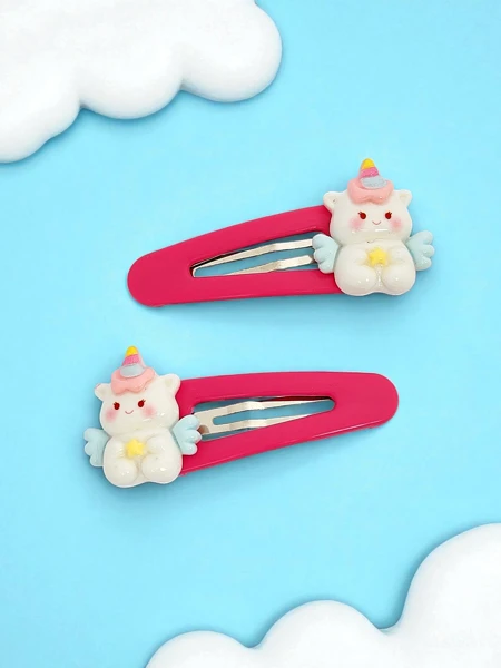 Barevné sponky do vlasů Angelicornia