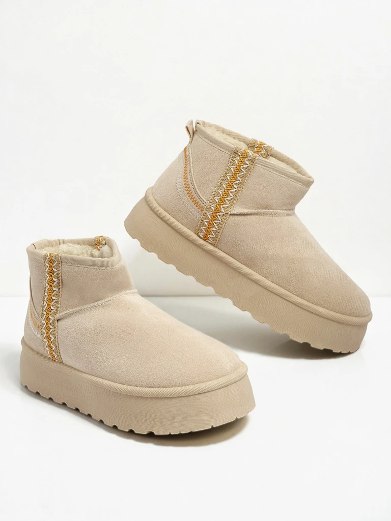 Krátké boty a'la sněhule dámské Pravel