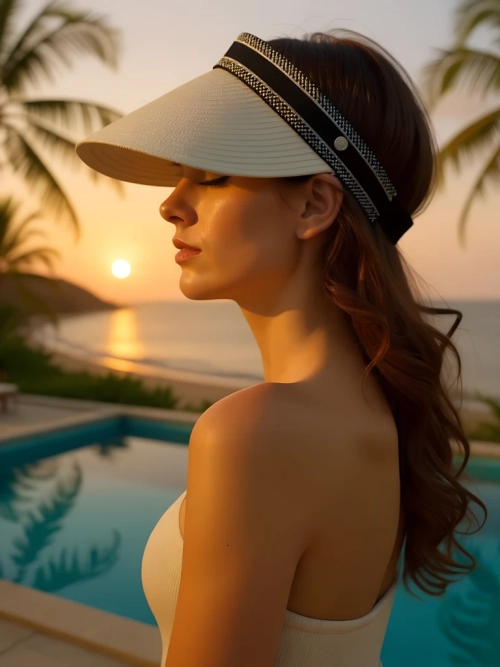 Royalfashion Sunny Weave Sun Visor