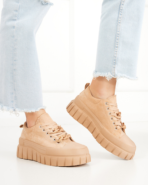 Коричневі жіночі кросівки Mishta