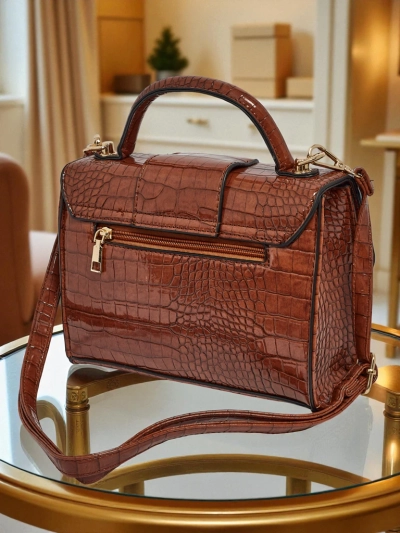 Lakovaná Malá dámská kabelka z ekokůže Orlina