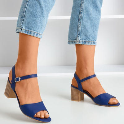 Tmavě modré sandály na horním sloupku Loaha - Obuv 1