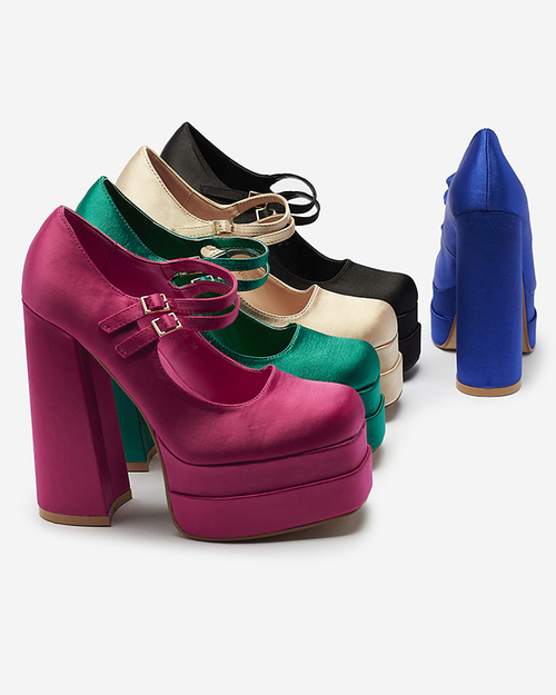 Жіночі туфлі на високій шпильці кольору фуксії Elika - Взуття