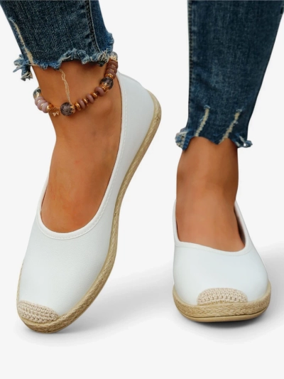 Royalfashion Dámské espadrilky z ekologické semišové kůže Aroles