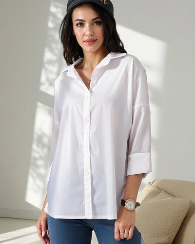 Royalfashion Cotton Universal Women's Shirt