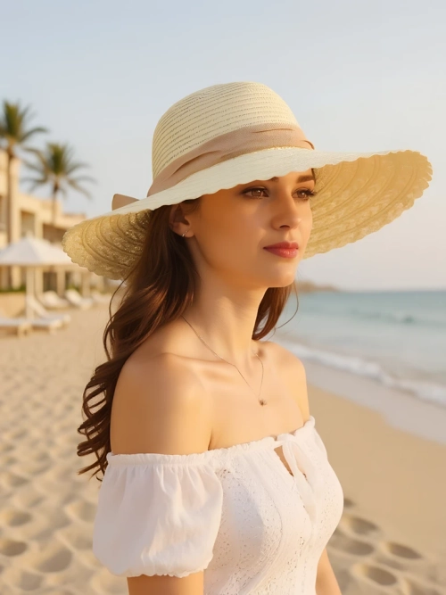 Royalfashion Жіночий солом'яний капелюх Mira Flare