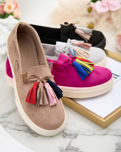 Royalfashion Жіночі мокасини з китицями Bererto