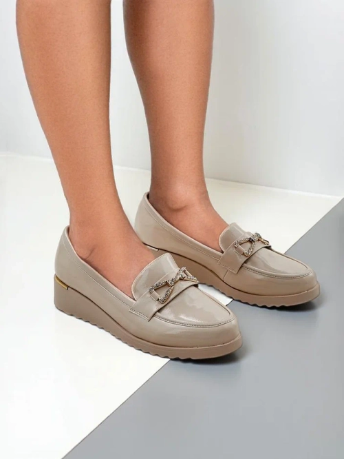 Royalfashion Жіночі мокасини на низькому підборі Leffo