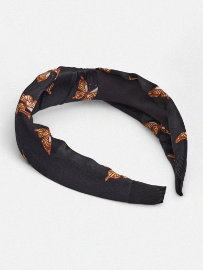 Royalfashion Čelenka do vlasů s kostkovaným vzorem a motýly Butterfly Weave
