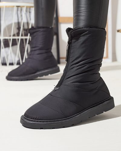 Černé dámské boty a'la snow boots Tirigga- Obuv