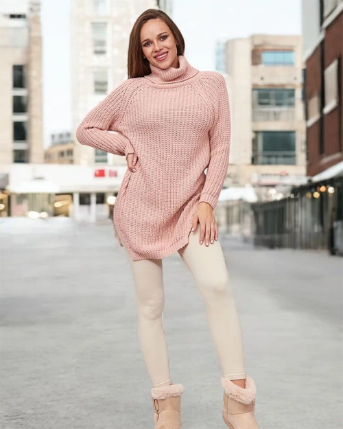 Royalfashion Довгий жіночий светр з водолазкою