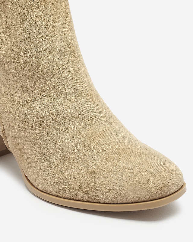 Dámské kozačky z ekokůže ve velbloudí barvě Frenas - Obuv