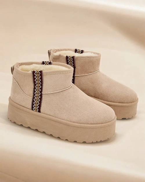 Royalfashion Короткі зимові чоботи для жінок Haluzi