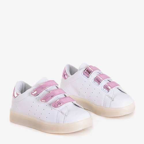 OUTLET Біле дитяче спортивне взуття від Rendi - Взуття