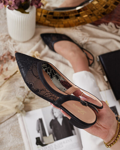 Royalfashion Dámské a'la baleríny s krajkou Benoce