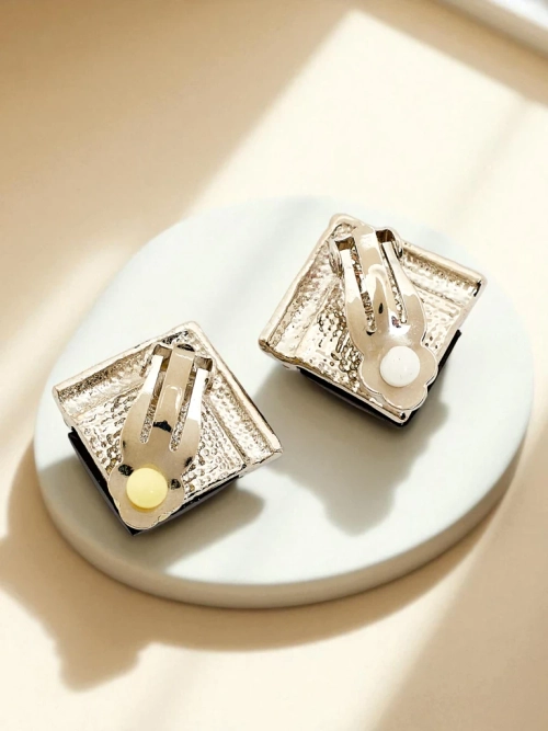 Royalfashion Жіночі кліпси з кристалами та кубічним цирконієм