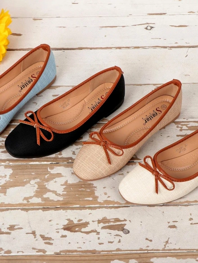 Royalfashion жіночі балетки з блискітками та бантом Aramie