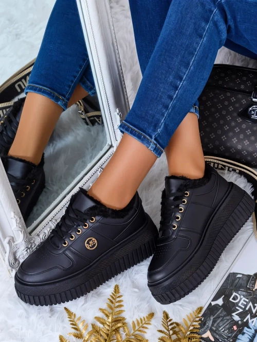 Royalfashion Утеплені жіночі кросівки з хутром Rozit