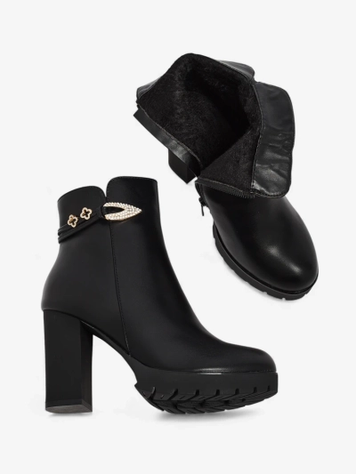 Жіночі ботильйони Sylvar з екошкіри на підборах