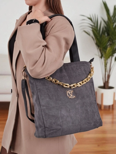 Dámská shopper kabelka eko semišová Twilight Life