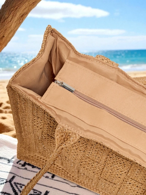 Royalfashion Велика солом'яна жіноча сумка Ariadne Raffia