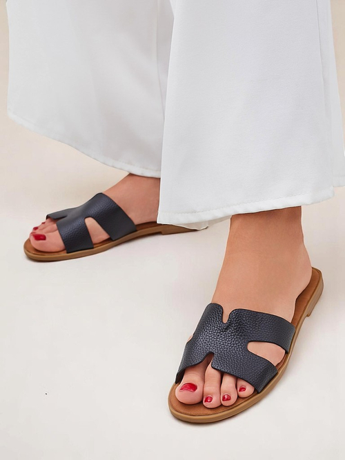 Royalfashion жіночі тапочки на плоскій підошві повсякденний стиль