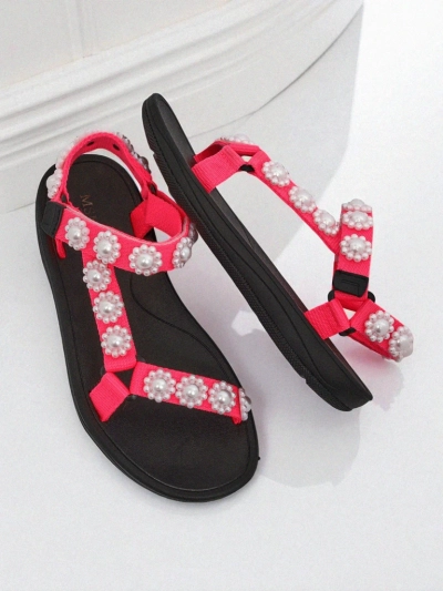 Sandály Livia Rosa – Pohodlné dámské sandály Royalfashion s perlovými džety