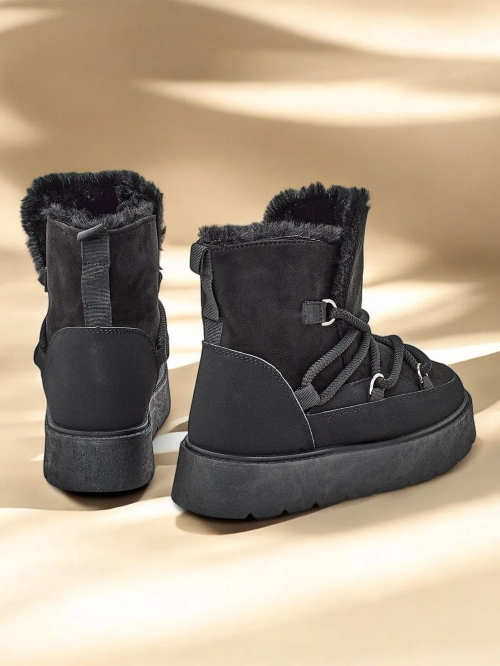 Жіночі зимові чоботи на шнурках Royalfashion Liloz