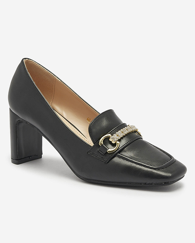 Чорні жіночі туфлі-мокасини Kolalic- Footwear