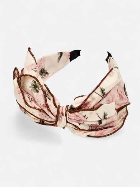 Royalfashion Пов'язка для волосся з бантом у квіти