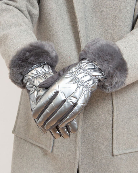 Royalfashion Dámské černé rukavice