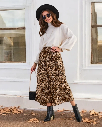 Dámská midi sukně Royalfashion s potiskem