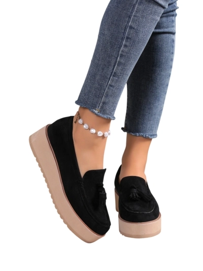 Royalfashion Dámské mokasíny na wedge podpatku Ogalda