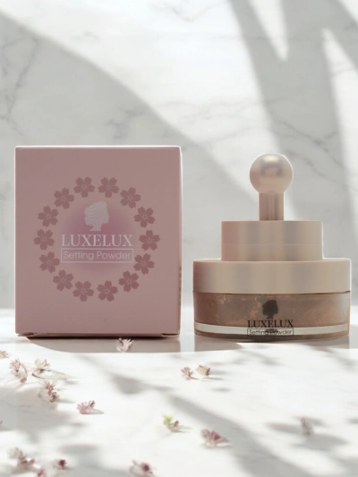 Luxelux Sypký prášek s houbou na obličej 04 13,5 g
