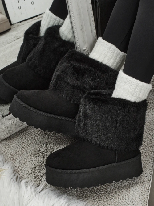 Чоботи a'la снігоходи жіночі з хутром Irelle