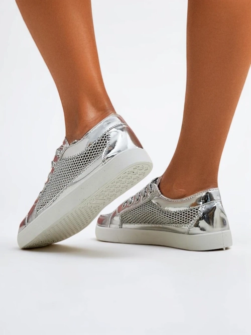 Royalfashion Лаковані жіночі кросівки з еко-шкіри Azzuros