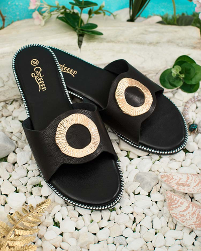 Royalfashion Жіночі шльопанці Olerna на плоскій підошві