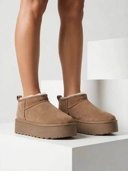 Royalfashion Dámské krátké boty a'la snow boots Ozozi