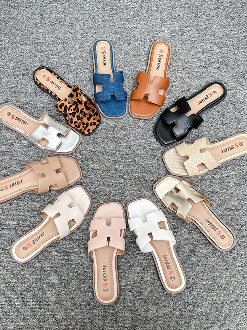 Royalfashion Жіночі плоскі сандалі Eval