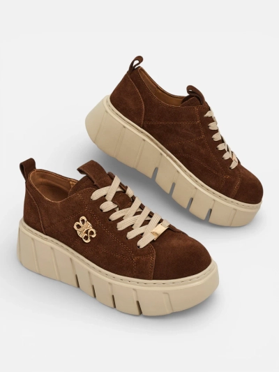 Sportovní dámské tenisky z přírodní kůže Renos