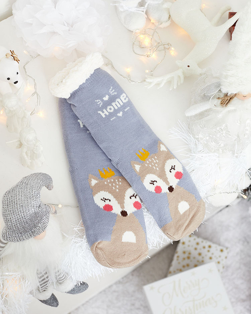 Royalfashion Жіночі зимові шкарпетки з різдвяним візерунком
